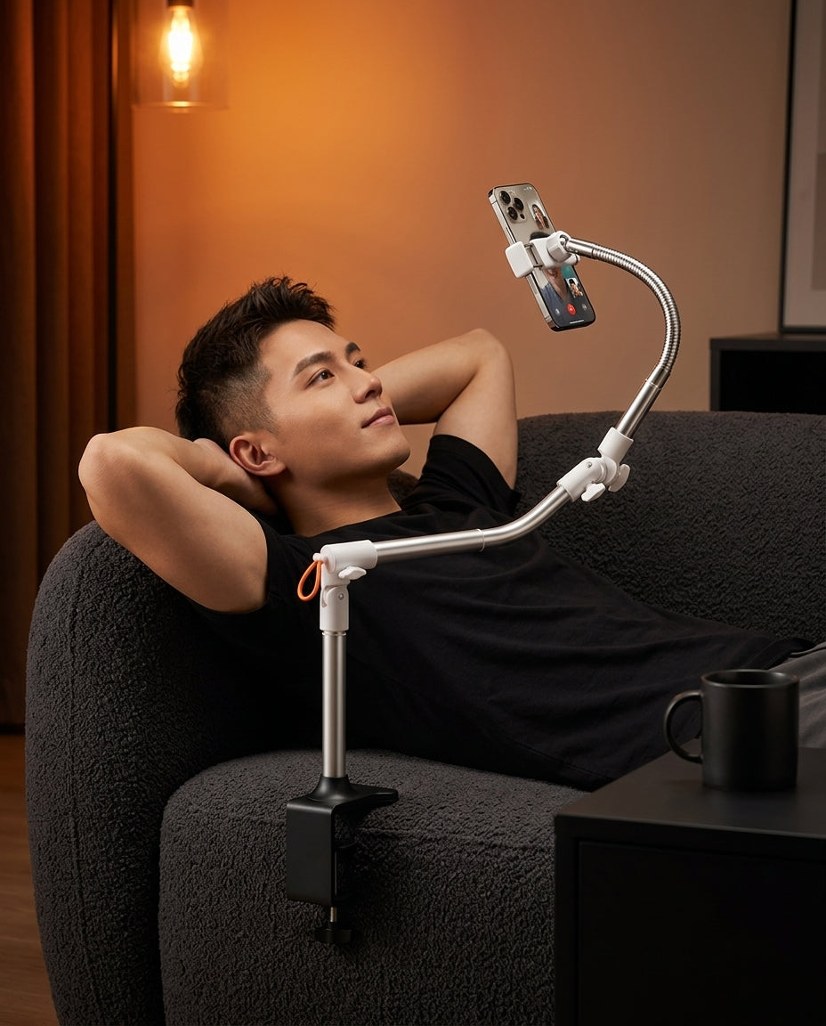 Height-Adjustable Bed Tablet Stand – Hands-Free Viewing and Reading – product image 3