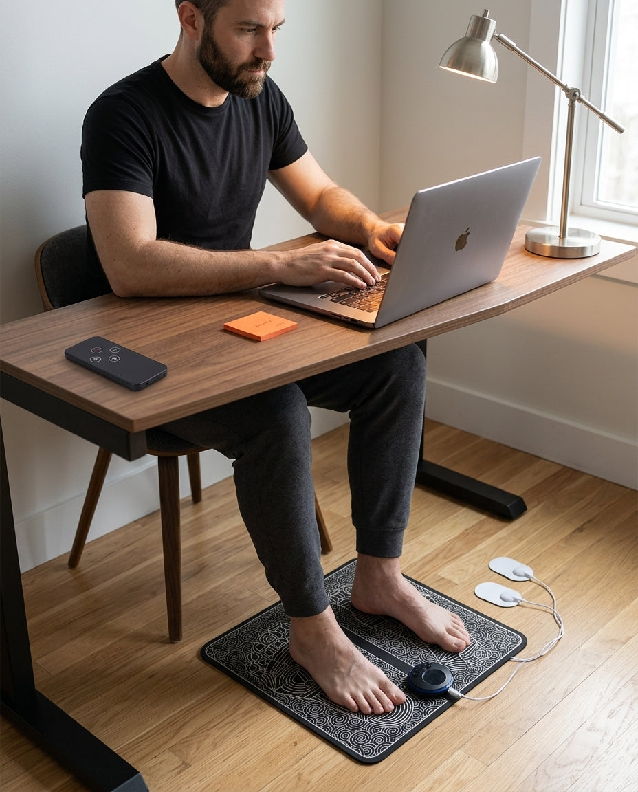 Foldable foot massage mat – a treat for tired feet under your desk – product image 3