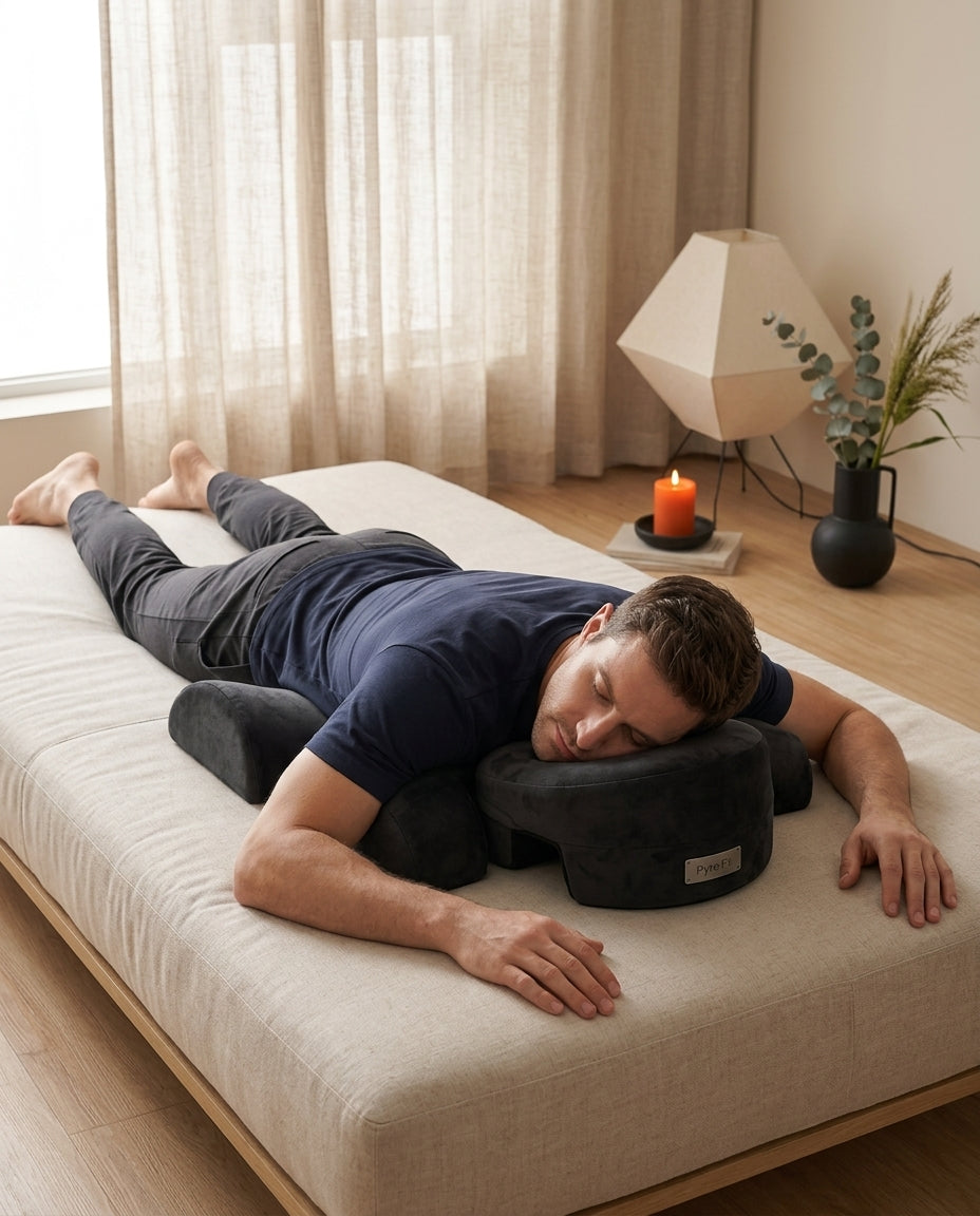 Oreiller pour dormeur sur le ventre avec appui pour la poitrine – soutien ergonomique pour la position ventrale – image du produit 2