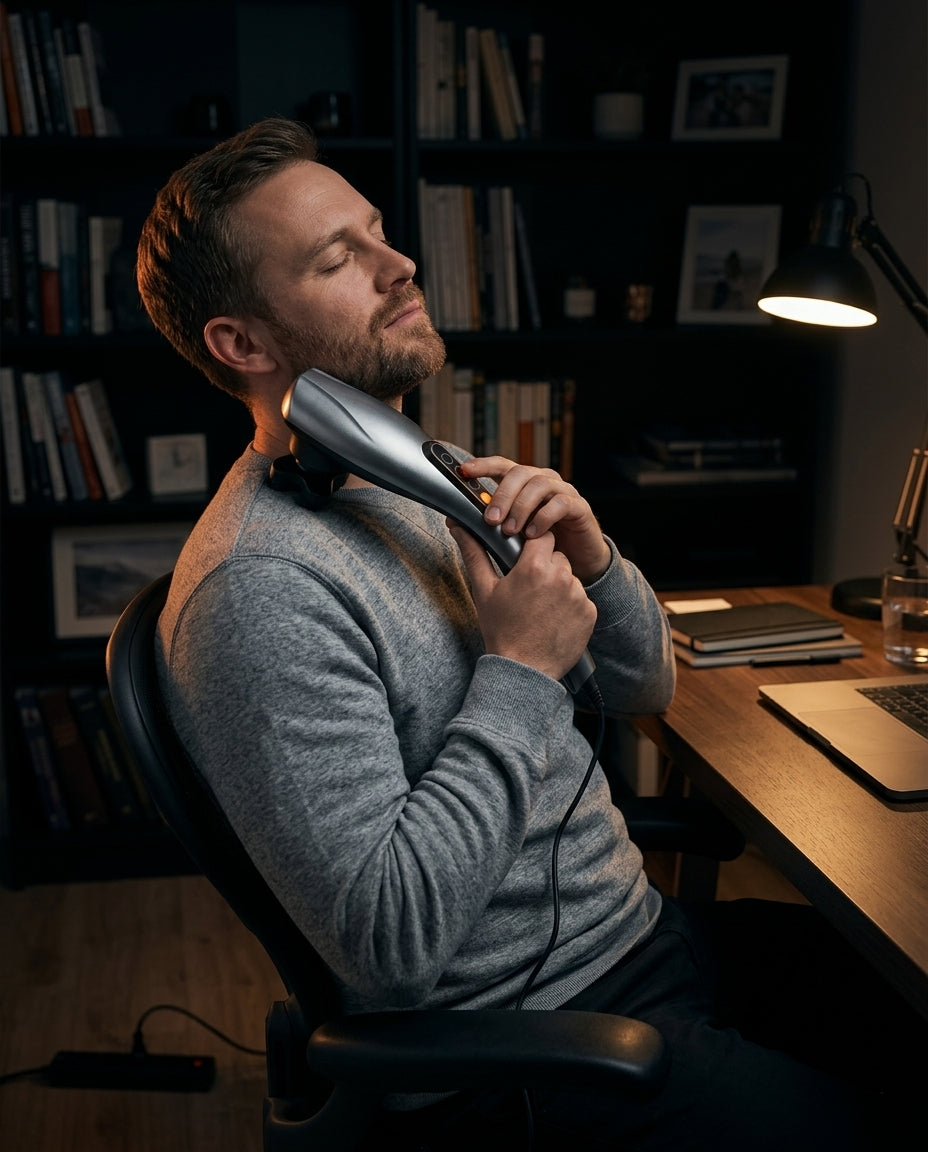 Pistolet de massage à embouts interchangeables – massage en profondeur pour les muscles et la récupération – image du produit 3