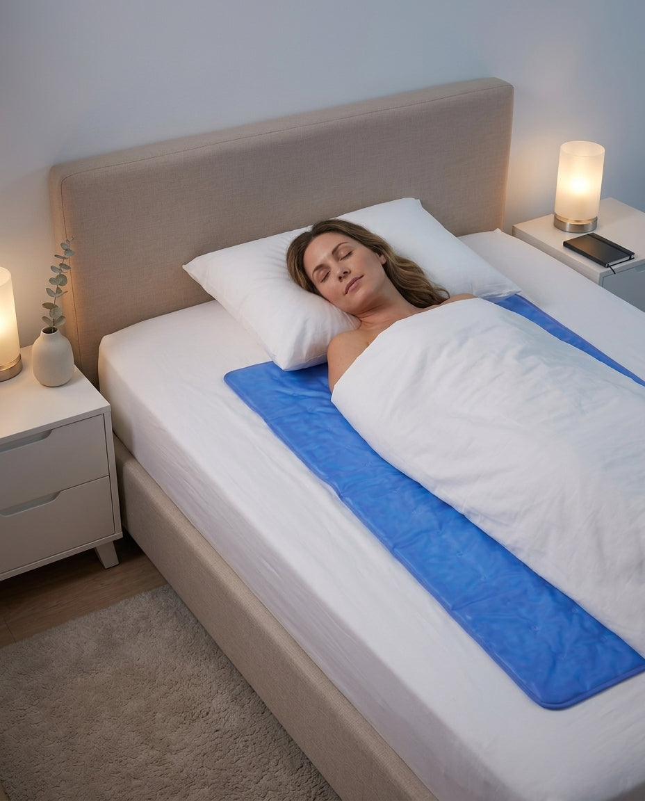 Tapis rafraîchissant en gel pour le lit – reste frais sans électricité ni installation – image du produit 3