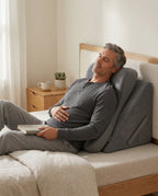 Coussin triangulaire réglable – soutien droit pour lire, se détendre et s'incliner au lit – image du produit 3