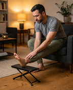 Adjustable Folding Footrest – Raised Platform for Foot Care and Seating Comfort – product image 3