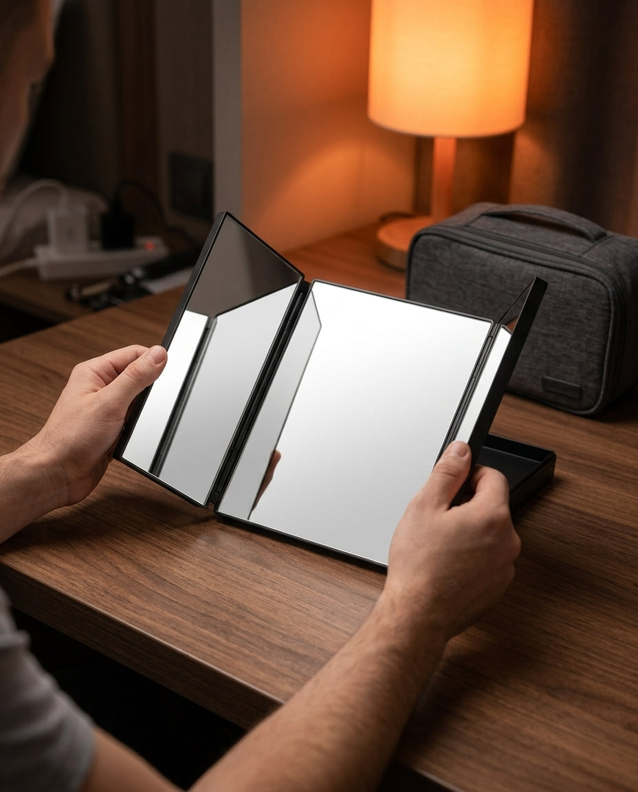 Folding 360° Grooming Mirror – For Hair, Beard and Self-Care – product image 3