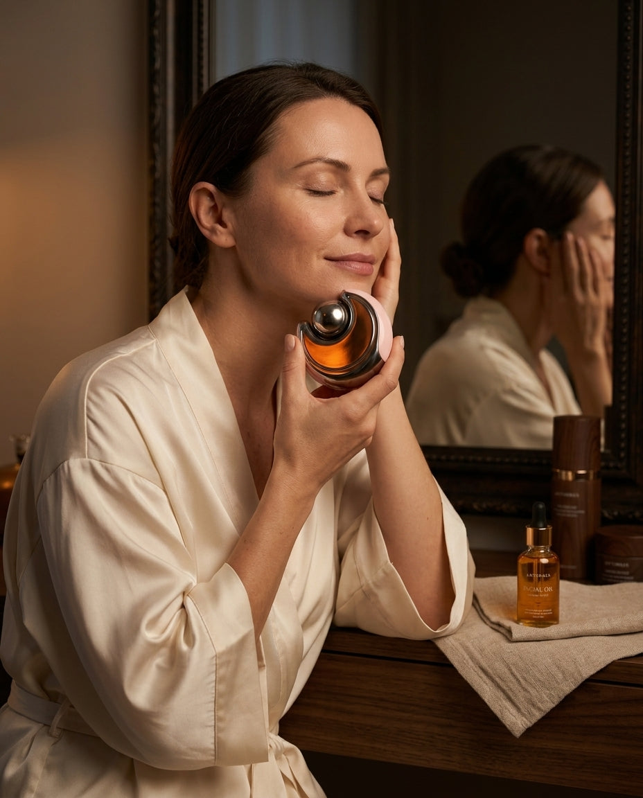 Stainless steel face roller – a cooling refresher for your face in the morning – product image 3