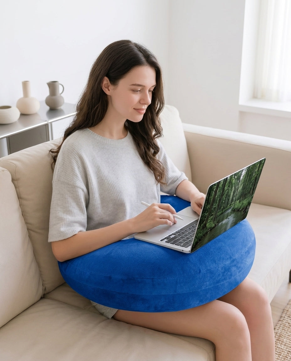 Reading pillow with armrests – for reading, gaming and working on the sofa or in bed – product image 4