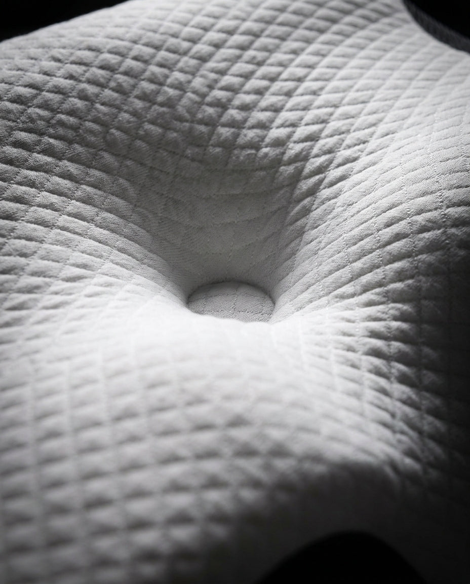 Oreiller en mousse à mémoire de forme à deux hauteurs – soutien ergonomique de la nuque pour un sommeil réparateur – image du produit 4