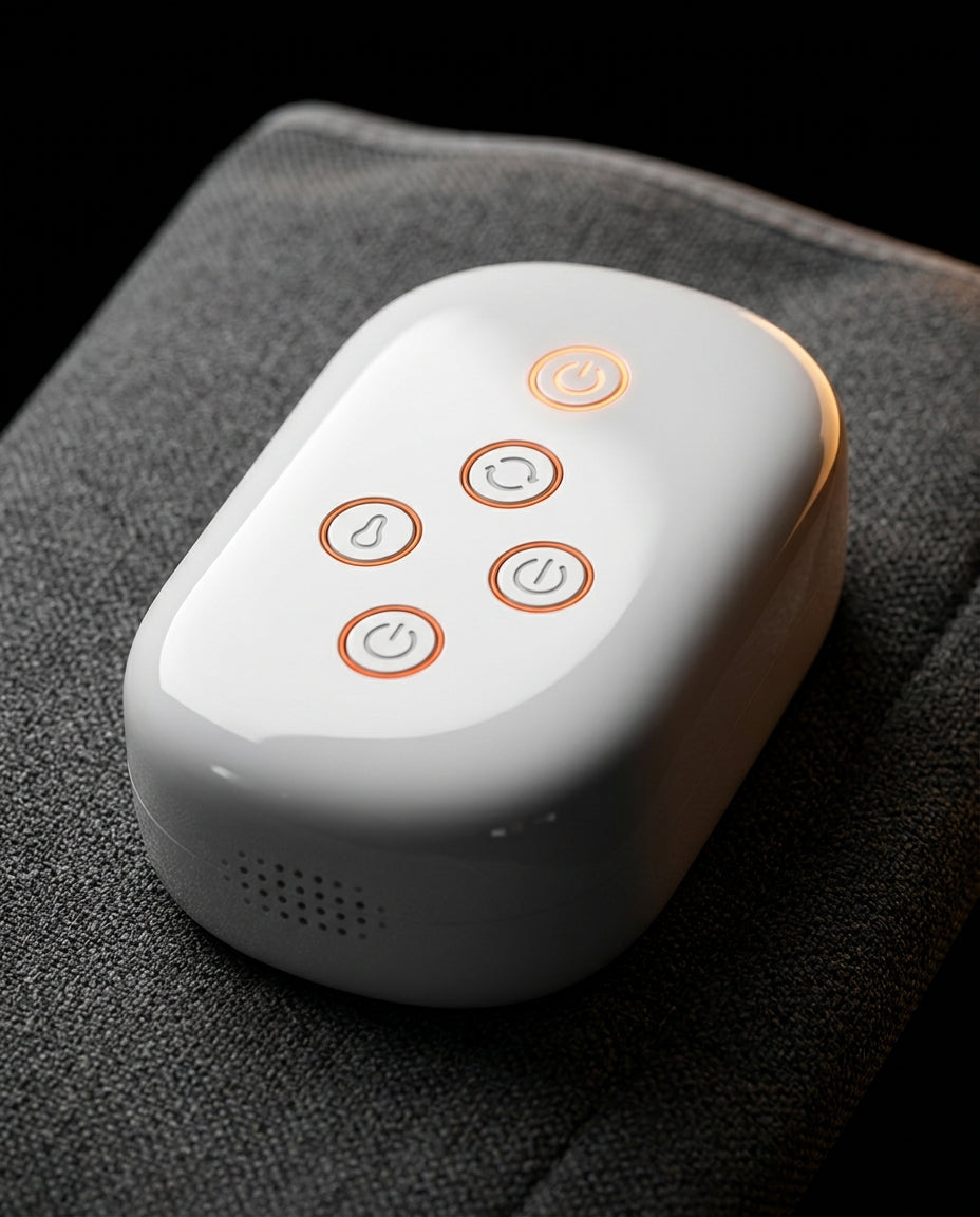 Calf massager – cordless with three intensity levels for tired legs – product image 4