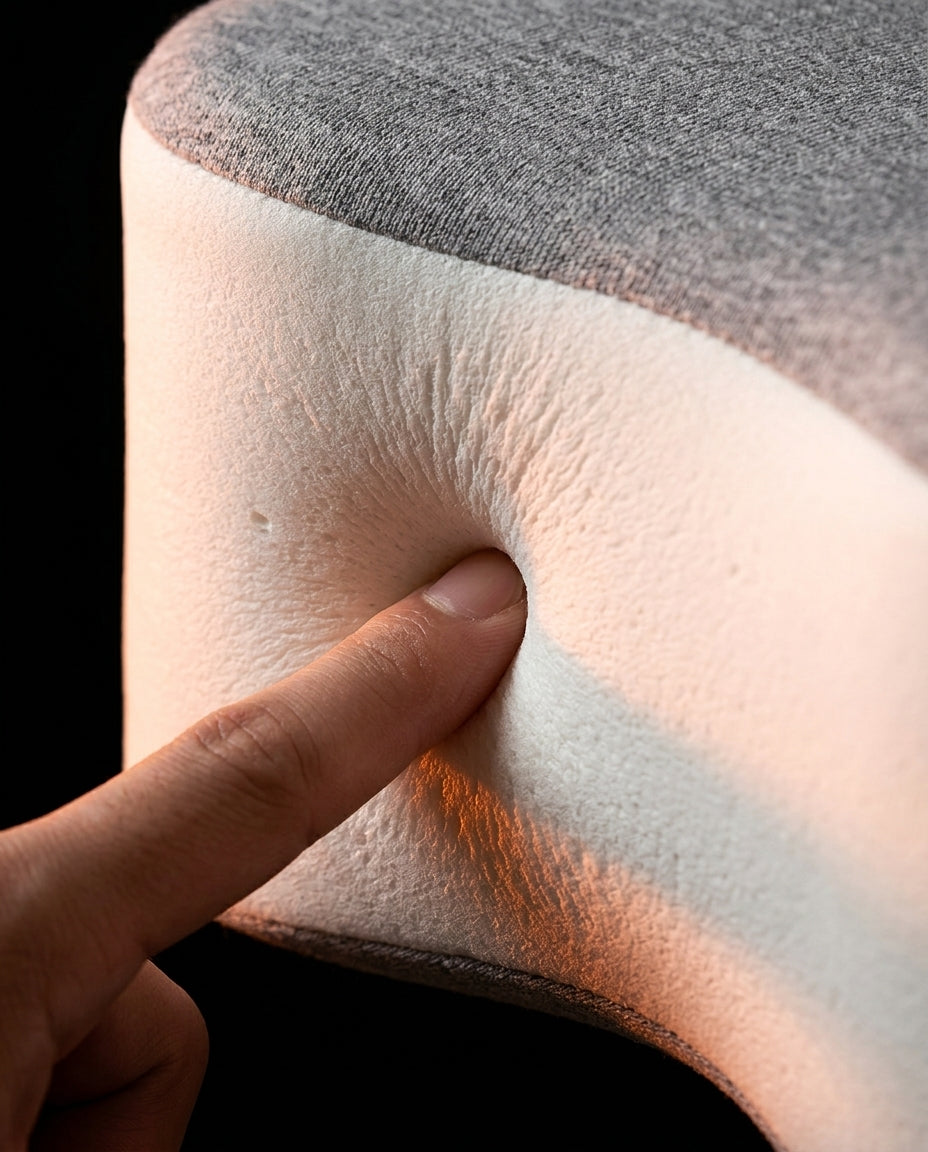 Memory foam knee pillow for side sleepers – keeps hips and spine aligned – product image 4