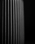 Ceramic toilet brush holder with ribbed design – keeps the brush out of sight in the bathroom – product image 4