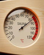 Wooden Sauna Thermometer and Hygrometer – Heat and Humidity at a Glance – product image 5