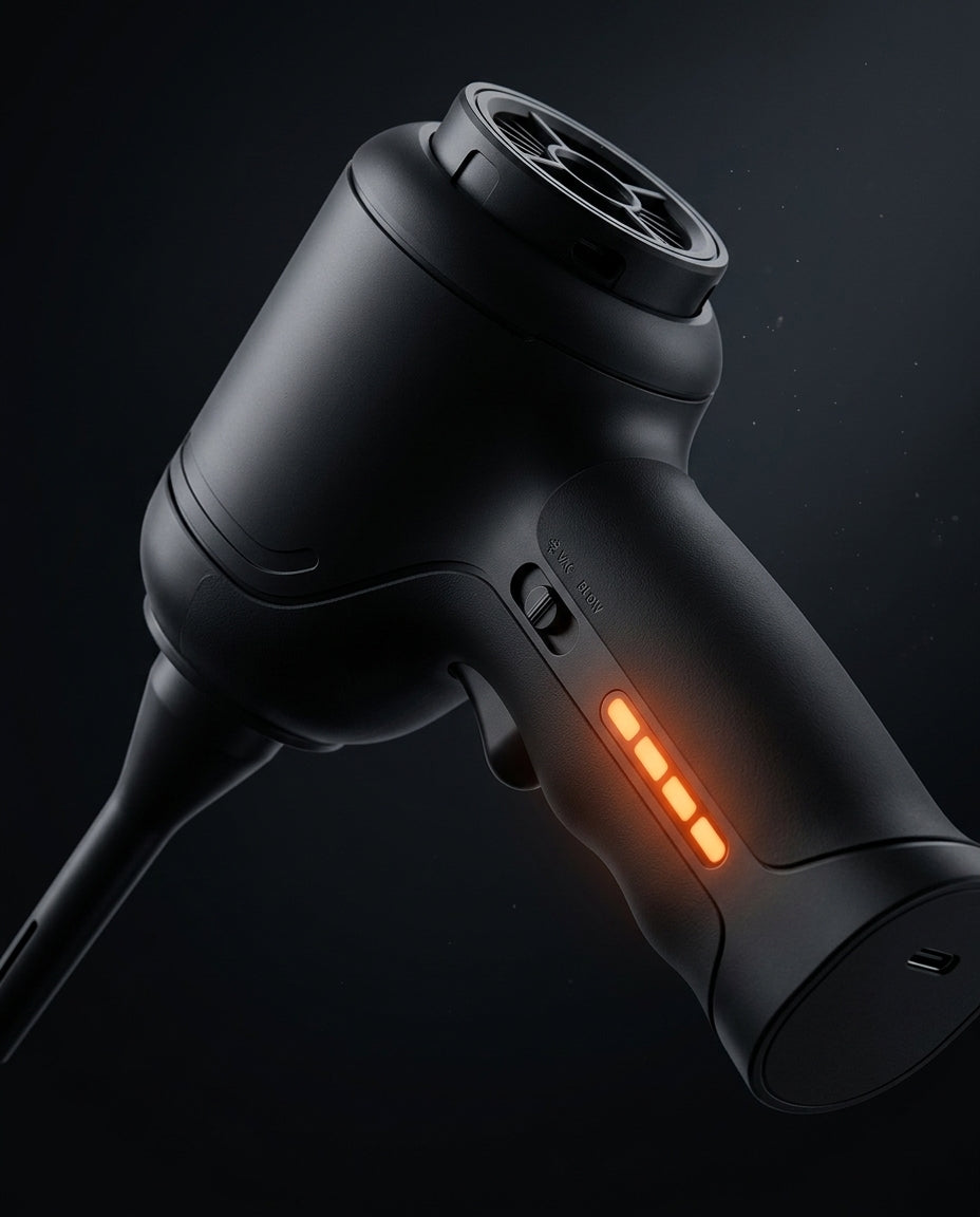Mini Handheld Vacuum and Air Blower – Cordless Cleaning for Keyboards, Electronics and Cars – product image 5