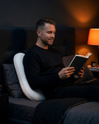 Oreiller en mousse à mémoire de forme pour dormeurs sur le côté – forme en V pour la tête, la nuque et les jambes – image du produit 7