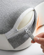 Memory foam knee pillow for side sleepers – keeps hips and spine aligned – product image 6