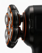 Head shaver with 7 pivoting heads – a fast wet and dry shave – product image 6
