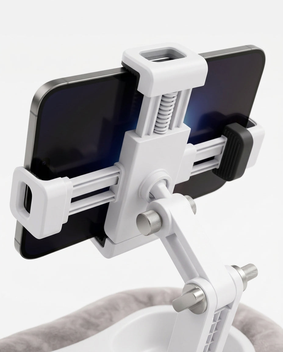Soft pillow tablet stand – hands-free reading and streaming in bed and on the sofa – product image 6