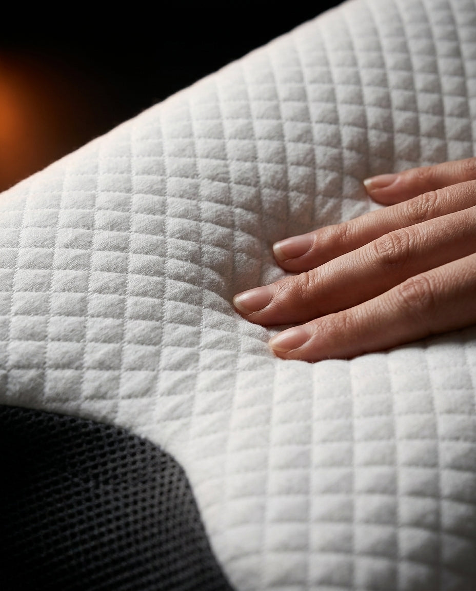 Oreiller en mousse à mémoire de forme à deux hauteurs – soutien ergonomique de la nuque pour un sommeil réparateur – image du produit 5