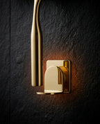 Raclette de douche en laiton avec support mural – verre sans traces pour la douche et le miroir – image du produit 7