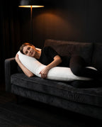 Oreiller en mousse à mémoire de forme pour dormeurs sur le côté – forme en V pour la tête, la nuque et les jambes – image du produit 8