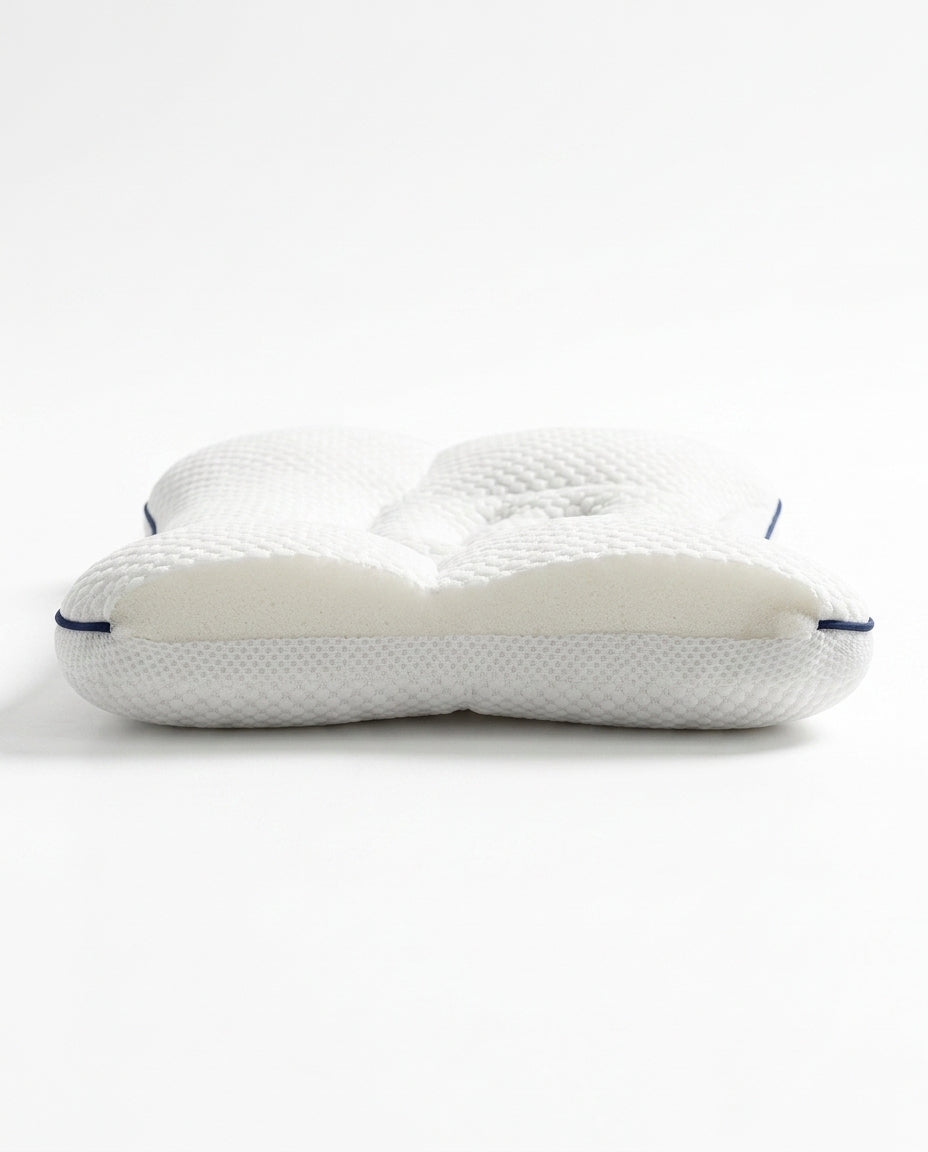 Baby pillow with ergonomic head hollow – gentle support for naps and on the go – product image 7