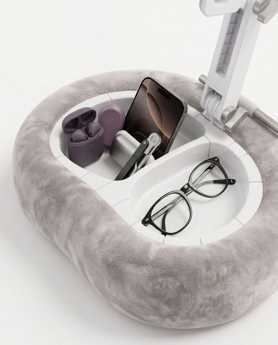 Soft pillow tablet stand – hands-free reading and streaming in bed and on the sofa – product image 7