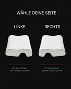 Oreiller pour couple avec passage pour le bras – se coller sans avoir le bras engourdi – image du produit 7