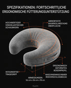 Ergonomically shaped nursing pillow – takes the strain off arms and shoulders while feeding – product image 5
