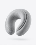 Memory Foam Travel Neck Pillow – Foldable with Clip for Flights and Trains – product image 7