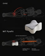 Memory foam knee pillow for side sleepers – keeps hips and spine aligned – product image 8