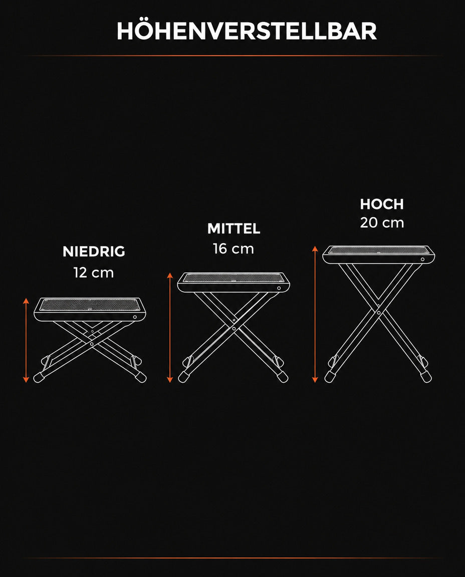 Adjustable Folding Footrest – Raised Platform for Foot Care and Seating Comfort – product image 8