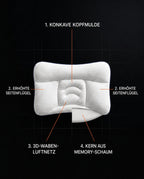 Baby pillow with ergonomic head hollow – gentle support for naps and on the go – product image 8