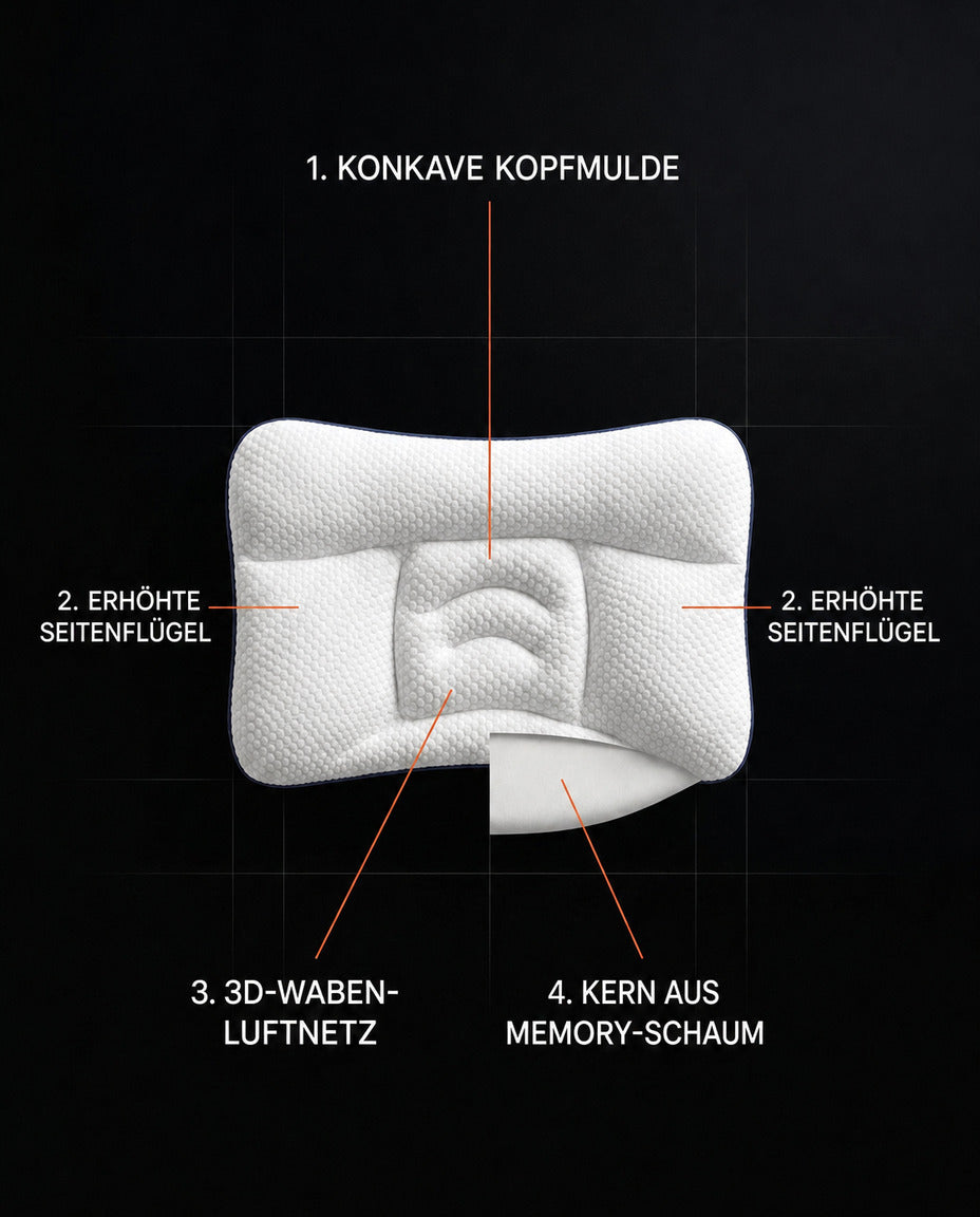 Baby pillow with ergonomic head hollow – gentle support for naps and on the go – product image 8