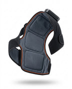 Inside of the opened heated shoulder wrap with strap