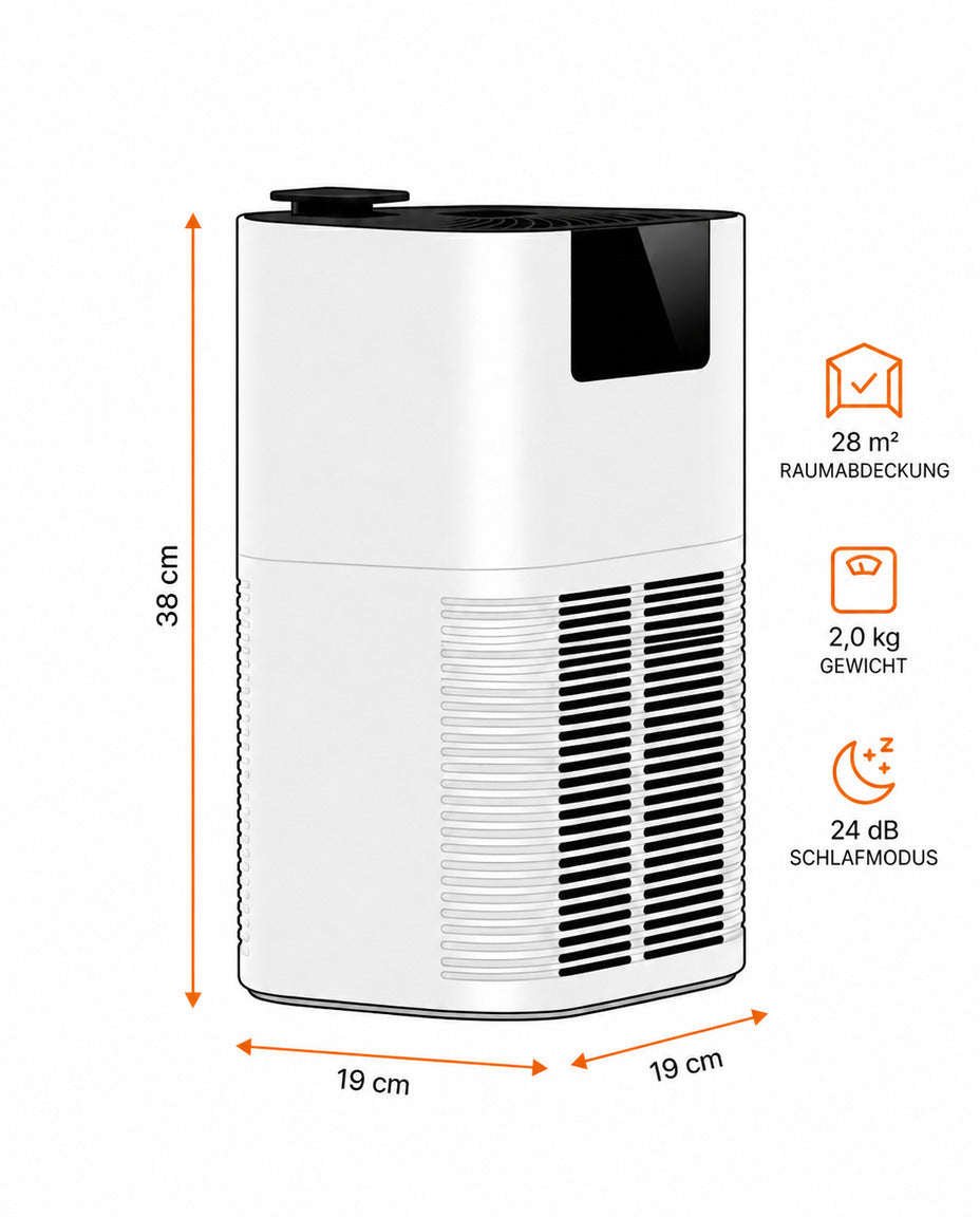 Air purifier with aroma function – fresh air and a delicate scent for bedroom and office – product image 8