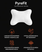 Side sleeper pillow with head cradle – beauty pillow designed against sleep creases – product image 8