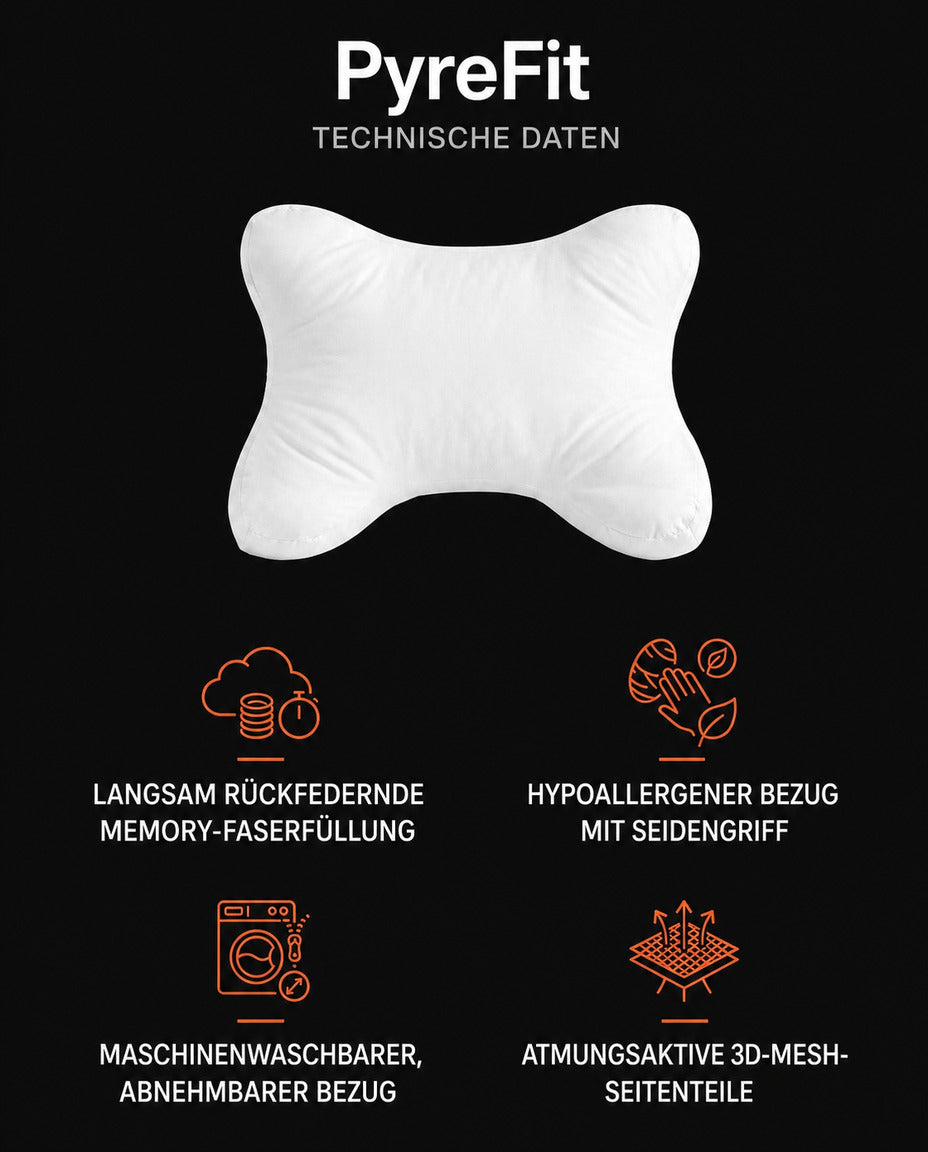 Side sleeper pillow with head cradle – beauty pillow designed against sleep creases – product image 8