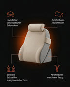 Bed backrest – structured support with side bolsters and neck roll – product image 8