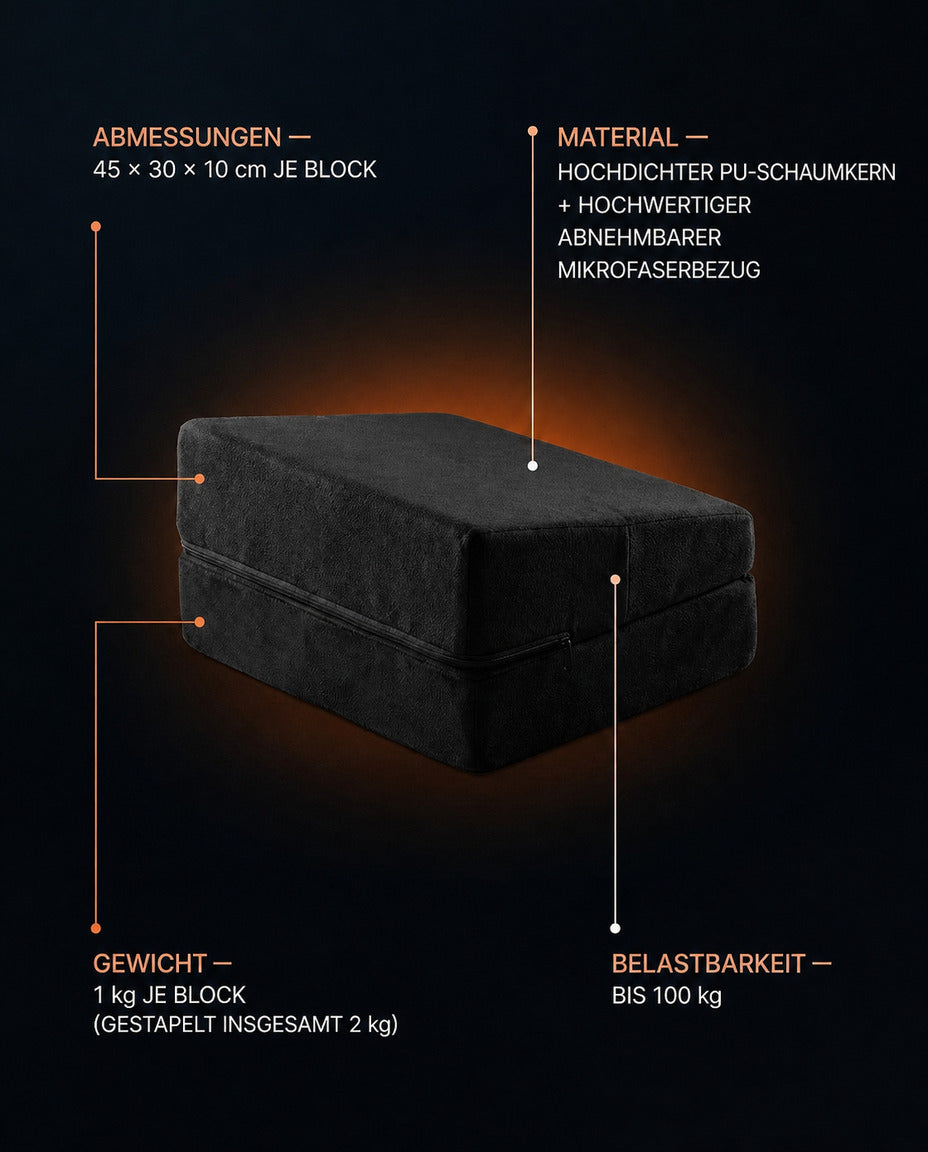 Repose-pieds ergonomique de bureau – 3 hauteurs pour la posture et le confort assis – image du produit 8