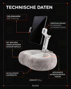 Soft pillow tablet stand – hands-free reading and streaming in bed and on the sofa – product image 8