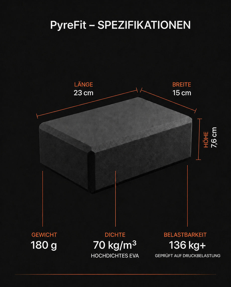 EVA foam yoga block, set of 2 – support and alignment for yoga and Pilates – product image 8