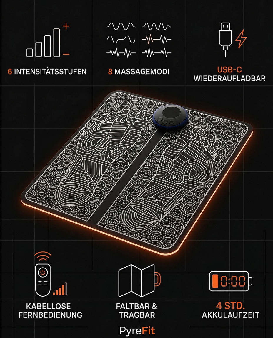 Foldable foot massage mat – a treat for tired feet under your desk – product image 8