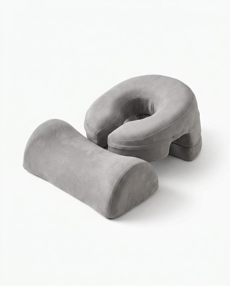 Oreiller pour dormeur sur le ventre avec appui pour la poitrine – soutien ergonomique pour la position ventrale – image du produit 7
