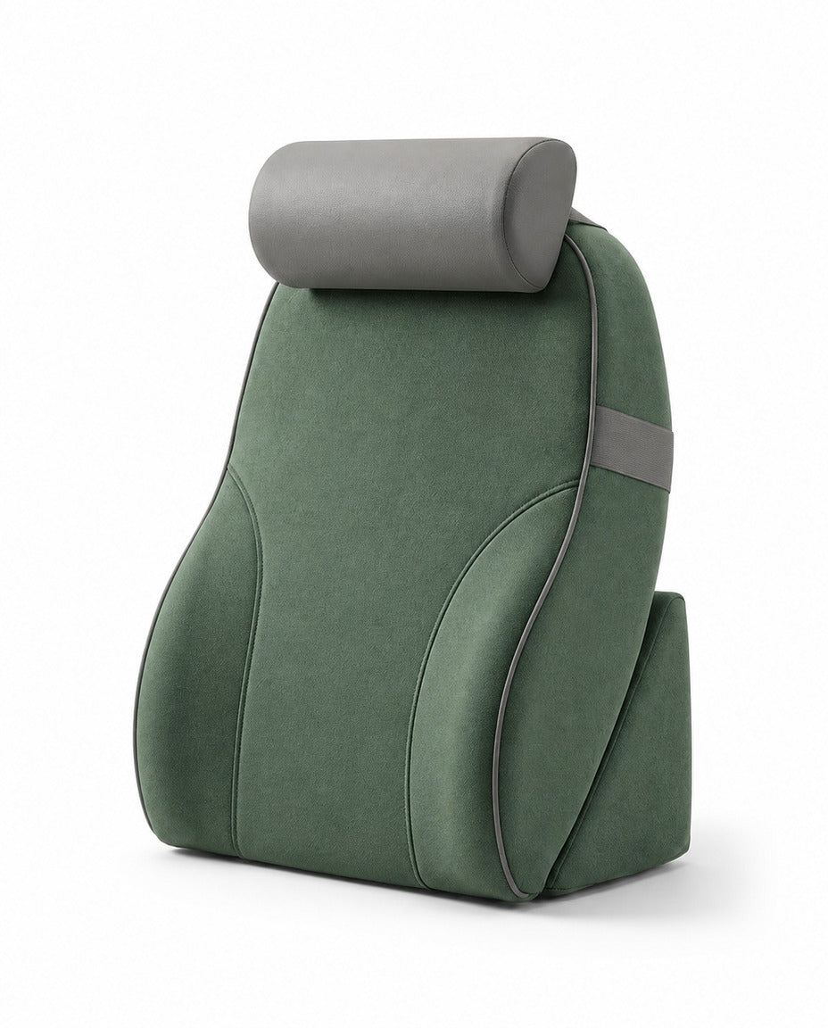 Bed backrest – structured support with side bolsters and neck roll – product image 9