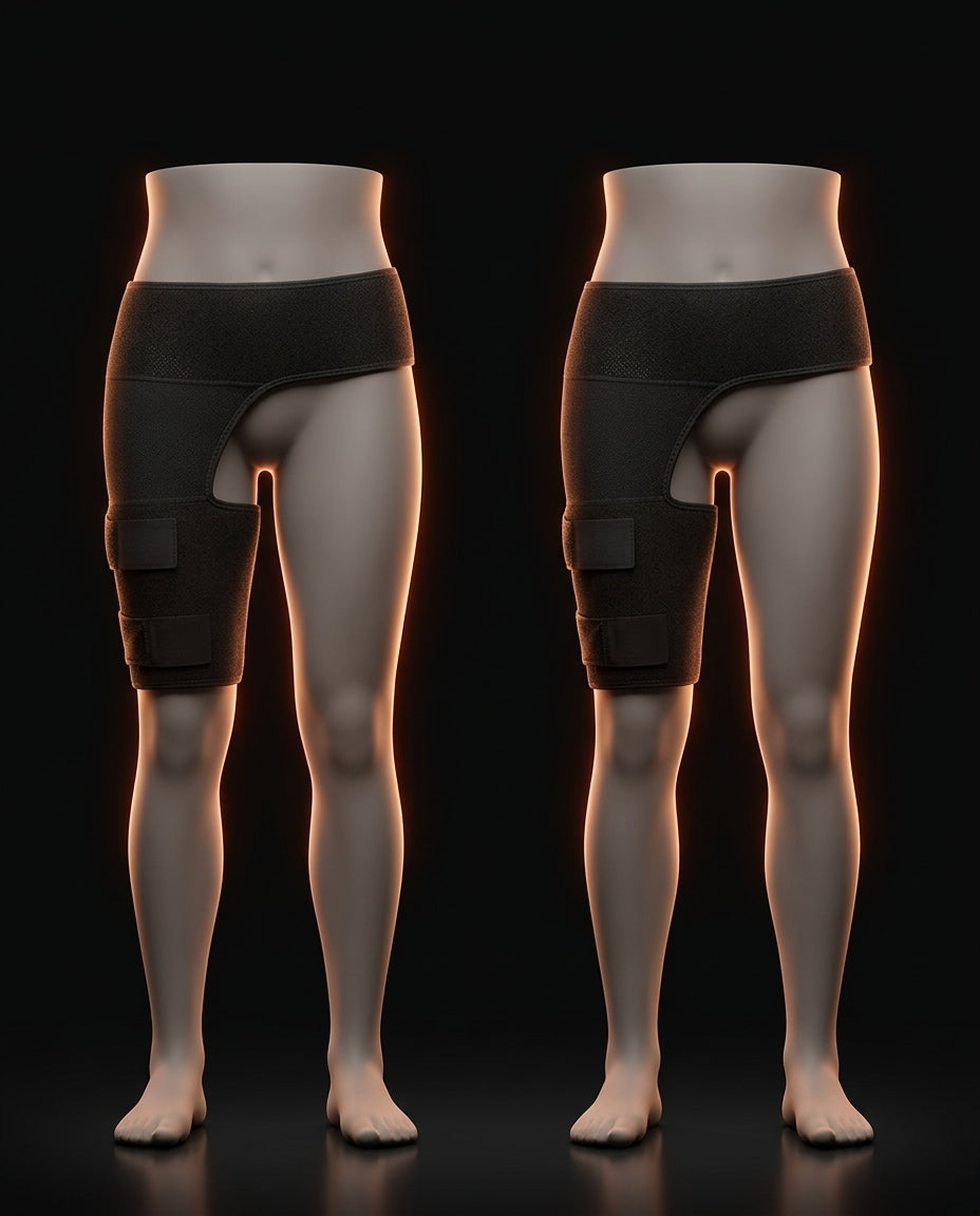 Adjustable Compression Hip Brace – Support for Thigh, Groin and Hip – product image 9