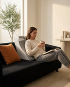 Coussin triangulaire réglable en mousse à mémoire de forme – soutien dorsal pour lire et surélever les jambes – image du produit 9