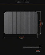 Foldable diatomite bath mat – ultra-absorbent, quick-drying and mould-resistant – product image 9