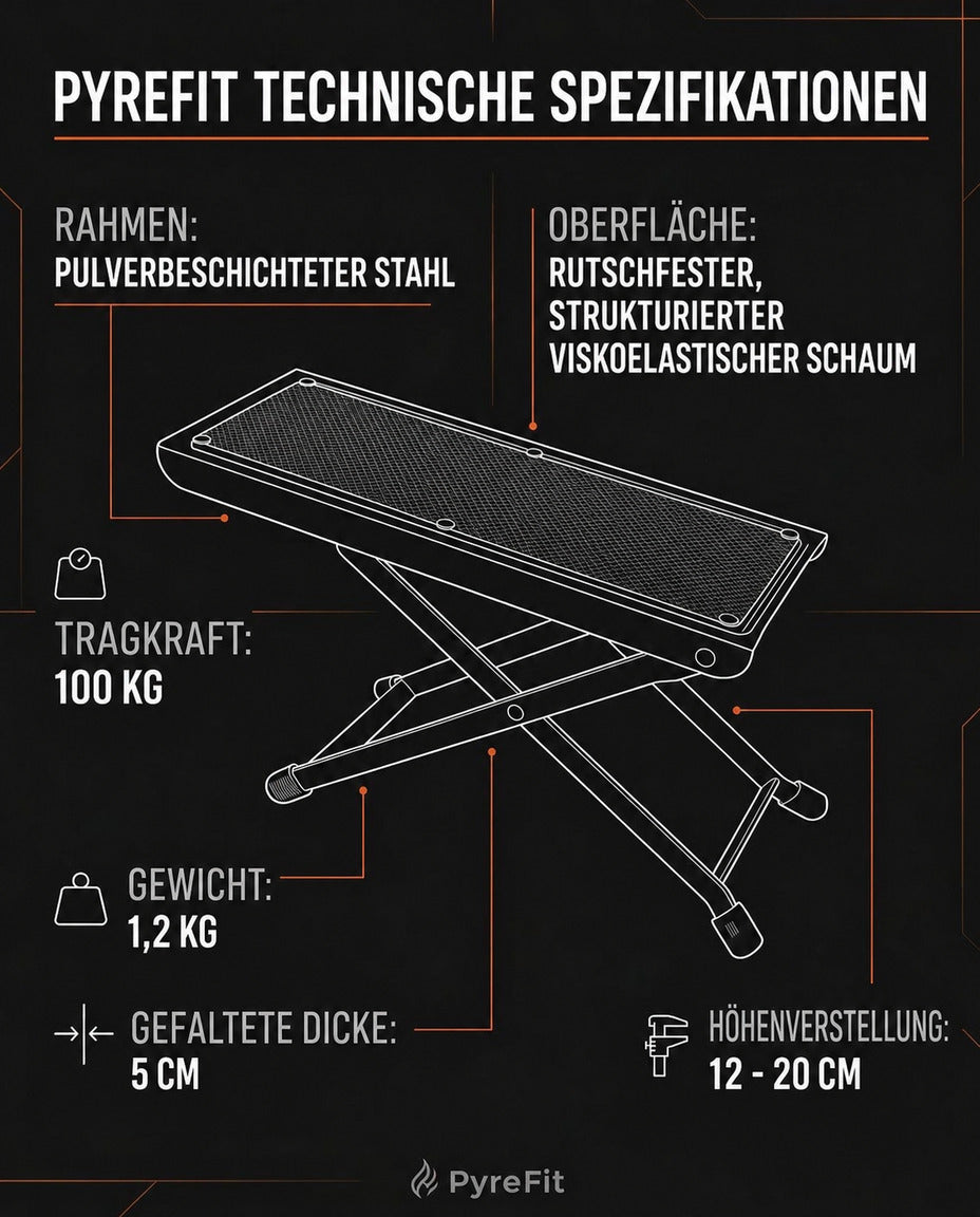 Adjustable Folding Footrest – Raised Platform for Foot Care and Seating Comfort – product image 9