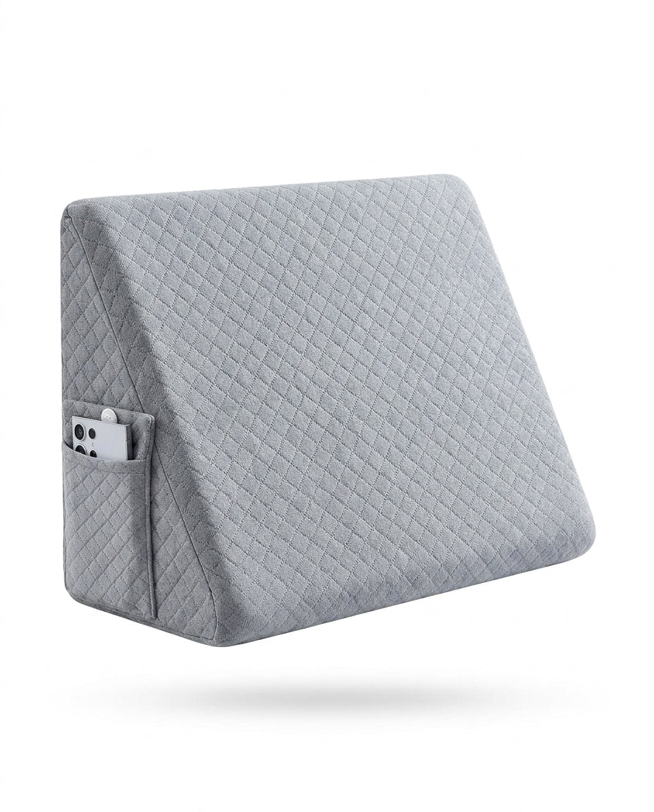 Memory Foam Bed Wedge Pillow – Gentle Incline for Reading and Relaxing – product image 9