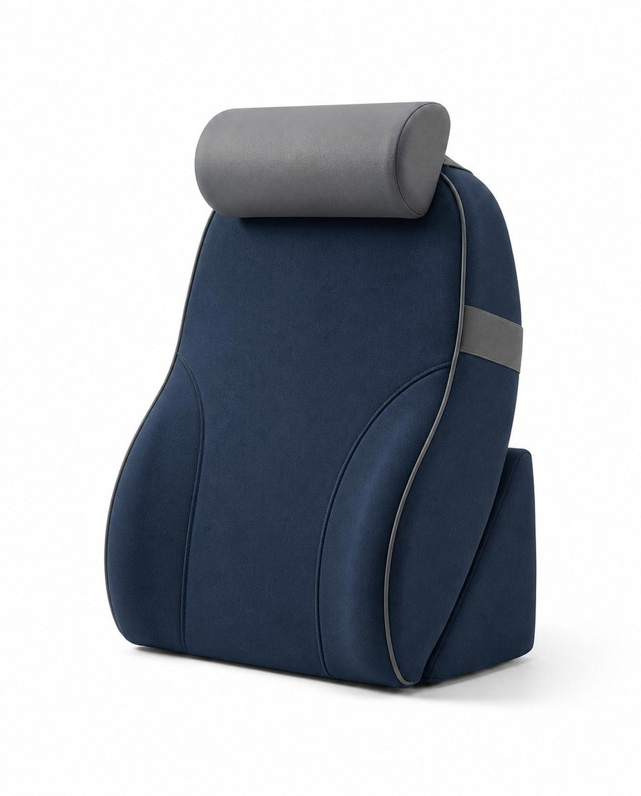 Bed backrest – structured support with side bolsters and neck roll – product image 10