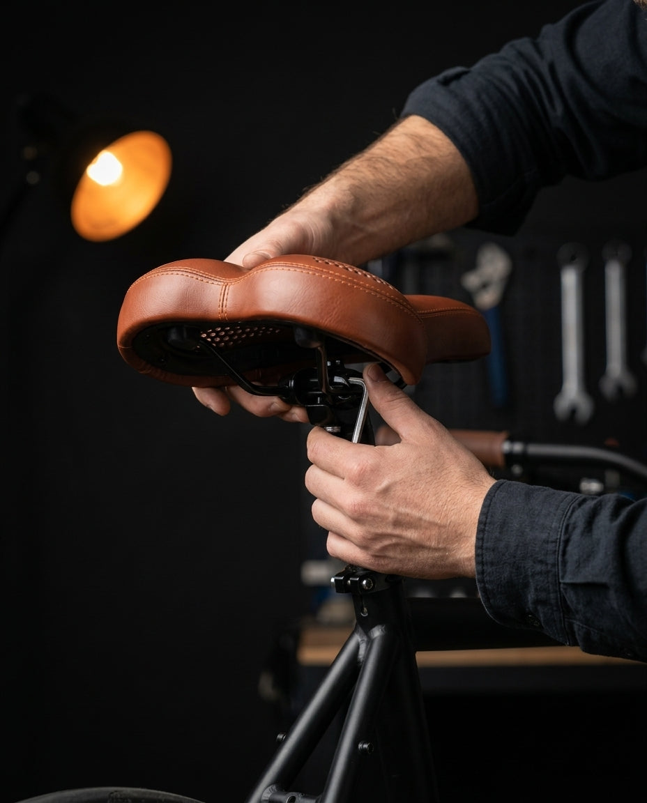Wide Ergonomic Bike Seat – Padded Comfort for Long Rides and Commuting – product image 10